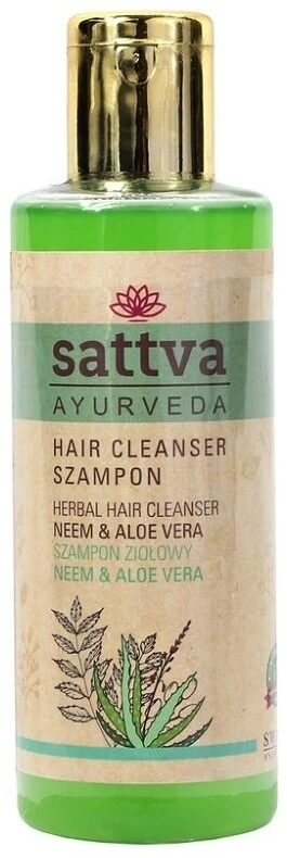 Sattva Neem and aloe vera herbal shampoo 210 ml