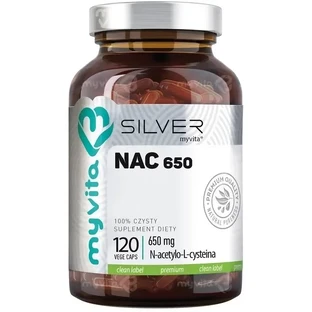 MyVita Silver NAC 650 120 gélules.