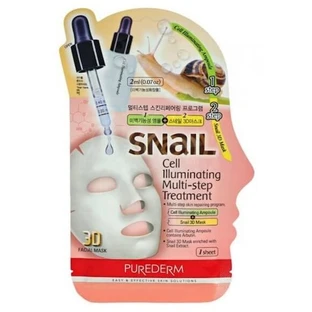 Tratamiento facial iluminador coreano en 2 pasos Purederm ...
