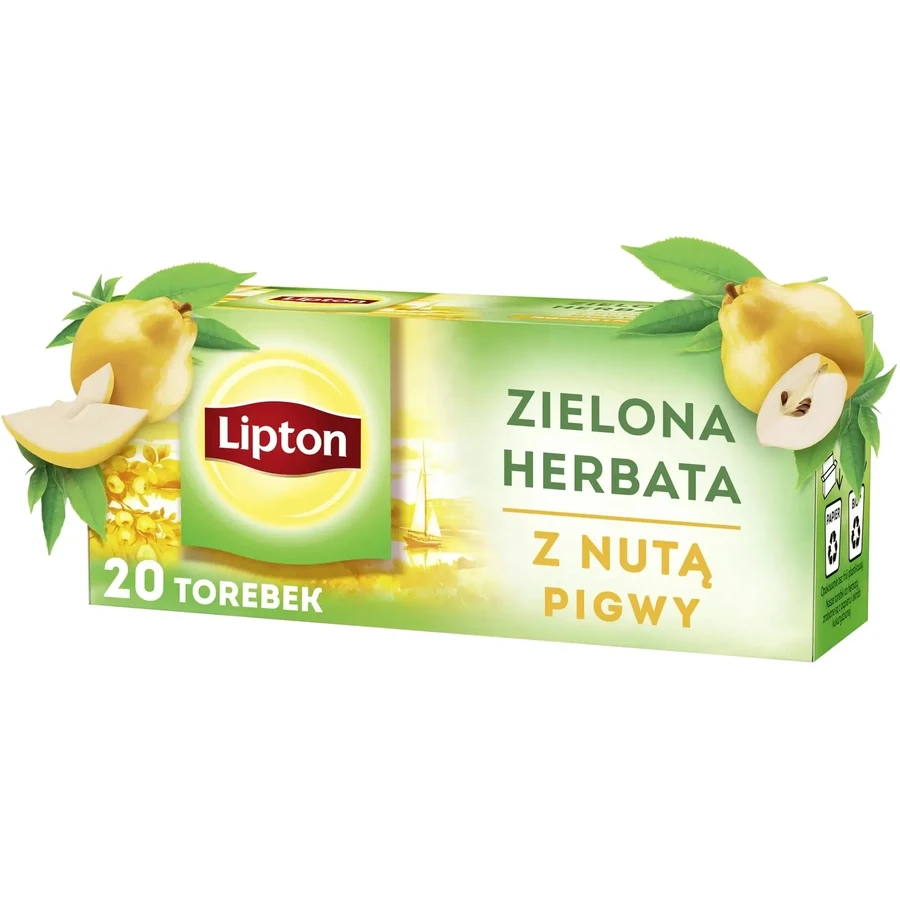 Lipton green tea with a hint of quince 20 bags