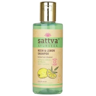 Sattva Herbal hair shampoo neem and lemon 210 ml