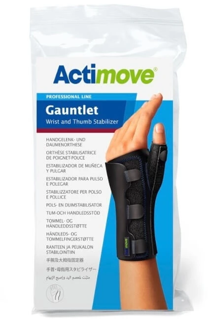 ACTIMOVE GAUNTLET WRIST AND THUMB STABILIZER Orthosis ...