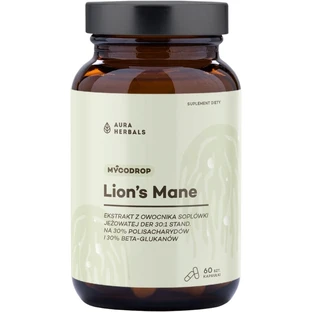 Mycodrop Lion's Mane 30:1 30% Beta-Glucan 60 capsules