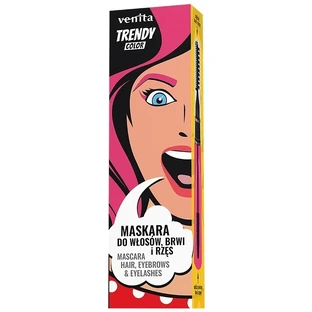 Venita Trendy Color Mascara 3-in-1 für Haare, Augenbrauen und Wimpern Nr. ...