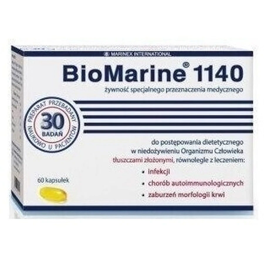 BioMarine 1140 huile de foie de requin 60 gélules