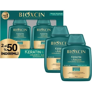 Bioxcin Regeneratieve Shampoo Kit Keratine & Argan 1 + 1 ...