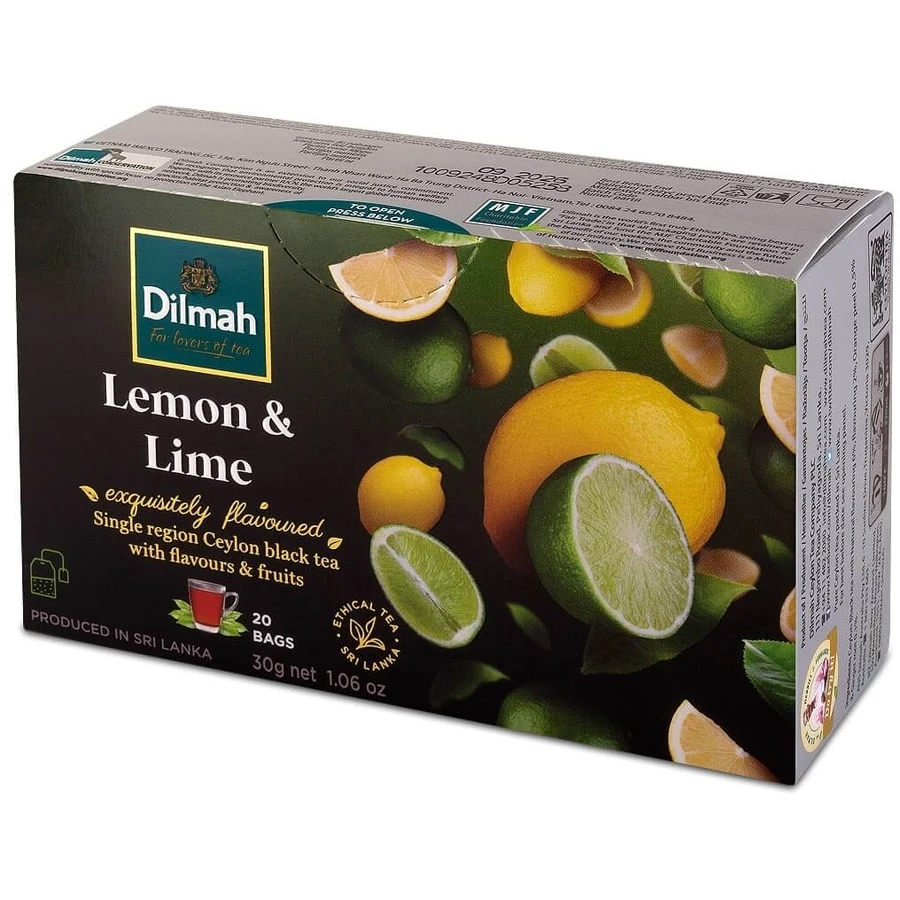 Dilmah Ceylon Schwarztee mit Zitronengeschmack und ...