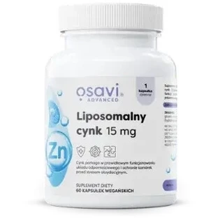 Zinc liposomal Osavi 15 mg, 60 cápsulas