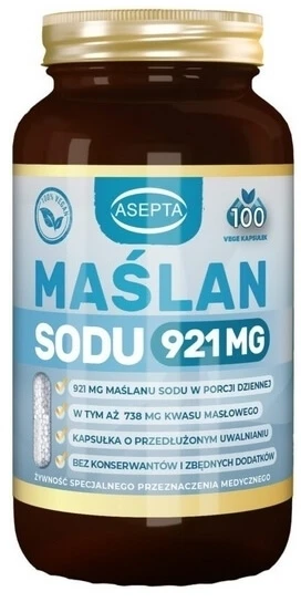 Asepta Sodium Butyrate 921 mg 100 capsules