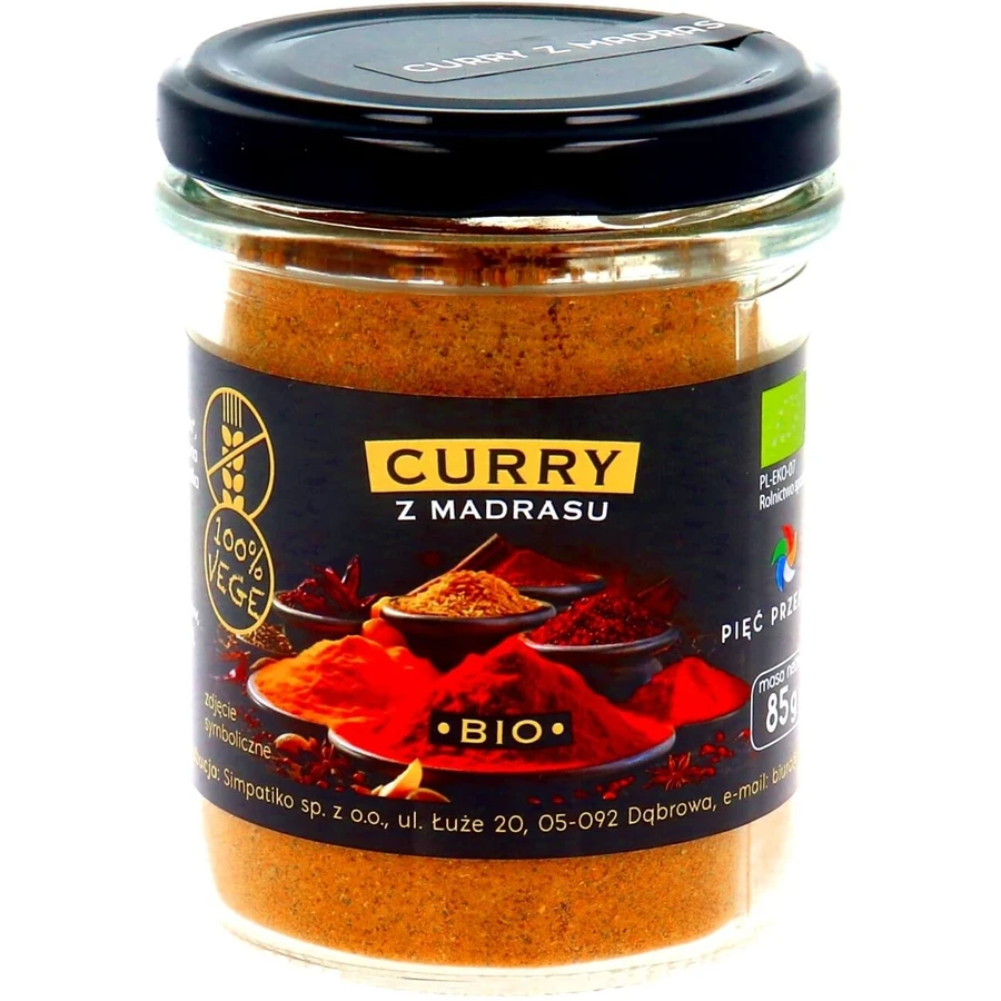 Fünf Verwandlungen Madras Curry BIO 85 g