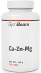 GymBeam Ca-Zn-Mg, 120 comprimidos