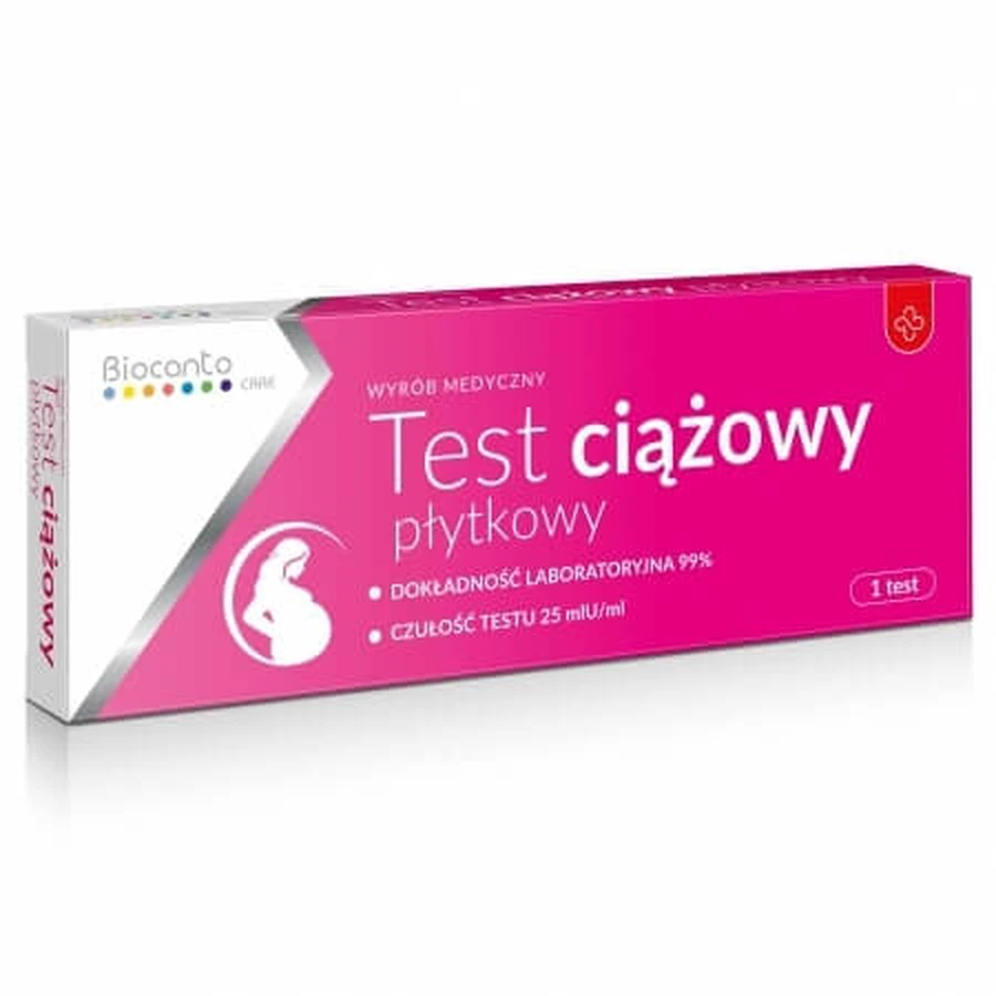 Biocanto Care ultra-sensitive streaming pregnancy test 1 piece