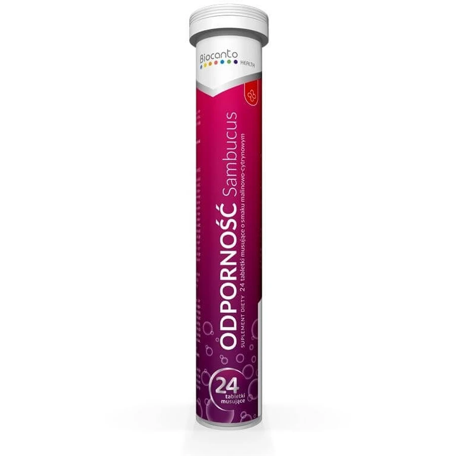 Biocanto Sambucus Immunität 24 Brausetabletten mit ...