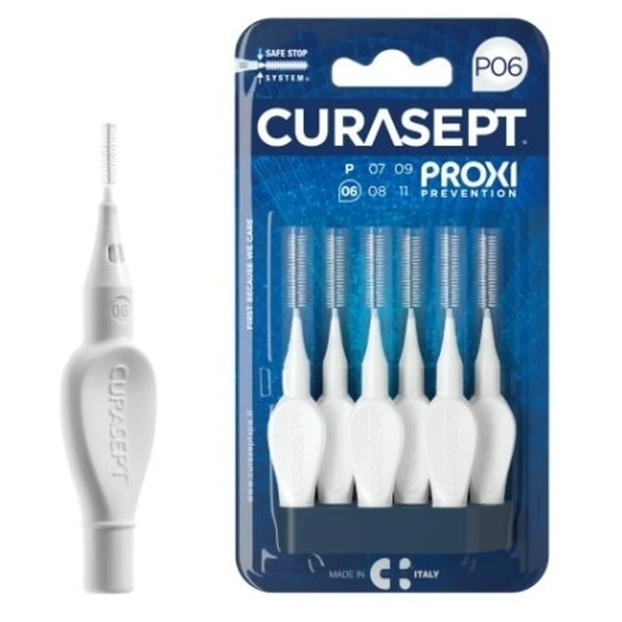 INDENT CURASEPT PROXI P06 Brosses à dents interdentaires blanches 6 ...