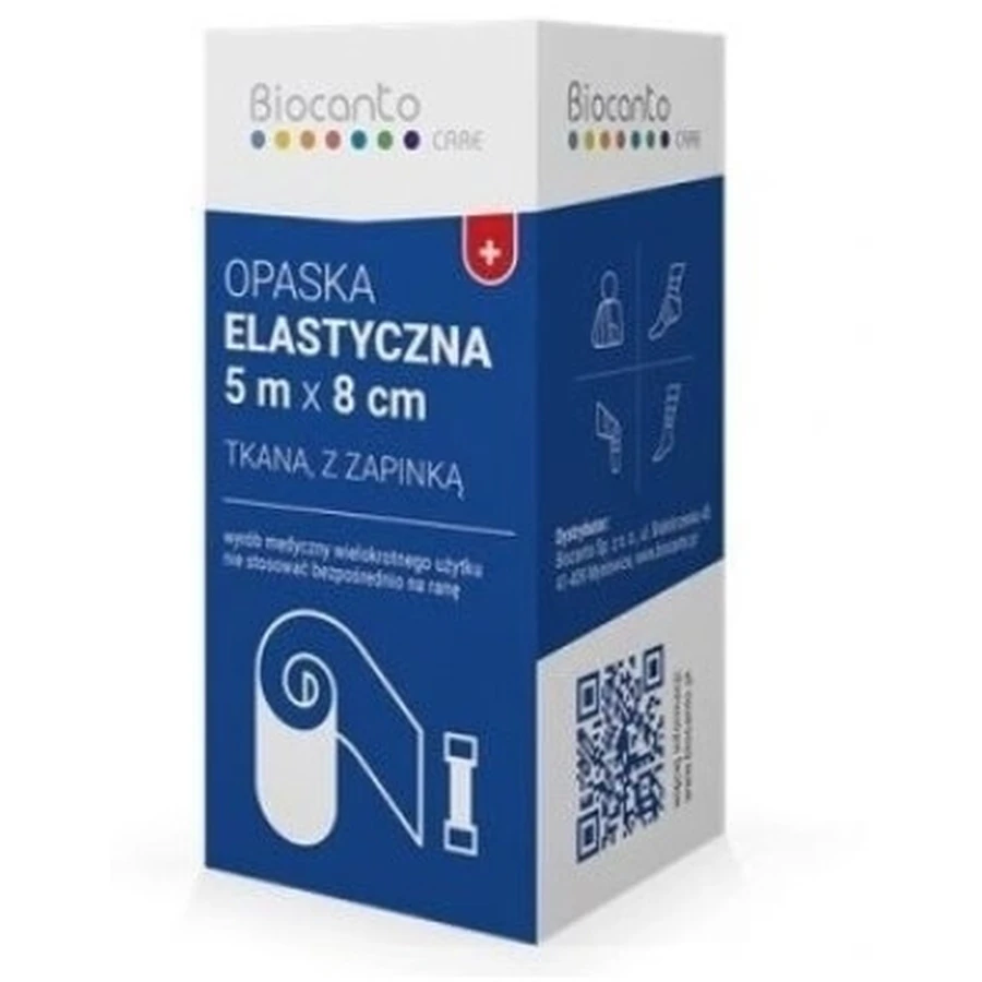 Biocanto elastic band with clasp 5 m x 8 cm