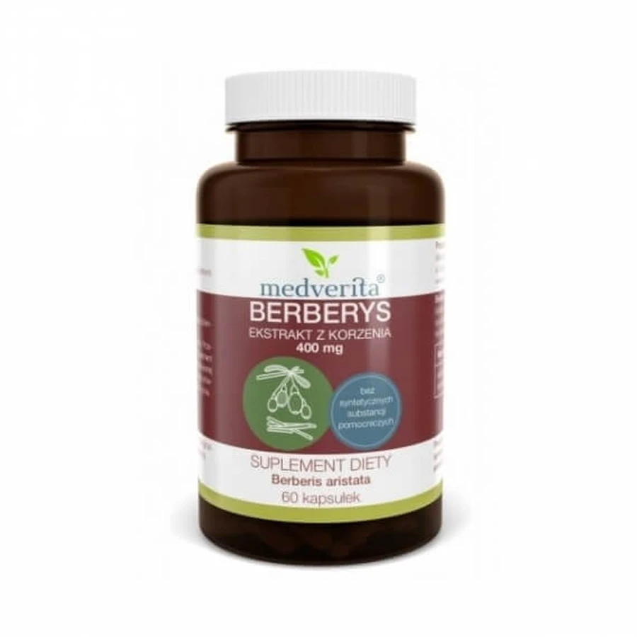 Medverita Berberis 400 mg 60 capsules