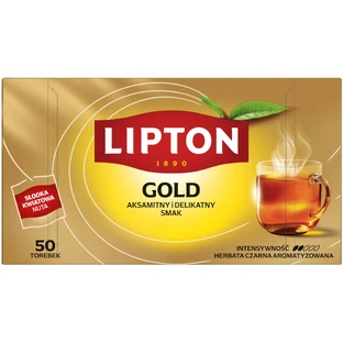 Lipton GOLD zwarte thee 50 zakjes