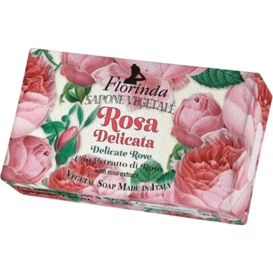 FLORINDA Savon naturel délicatement rosé 200 g