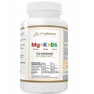 Altopharma Mg+K+Vit B6 120 caps Vege