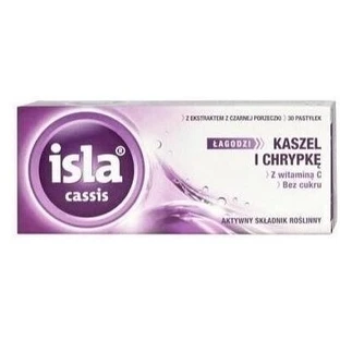Isla-Cassis 60 lozenges