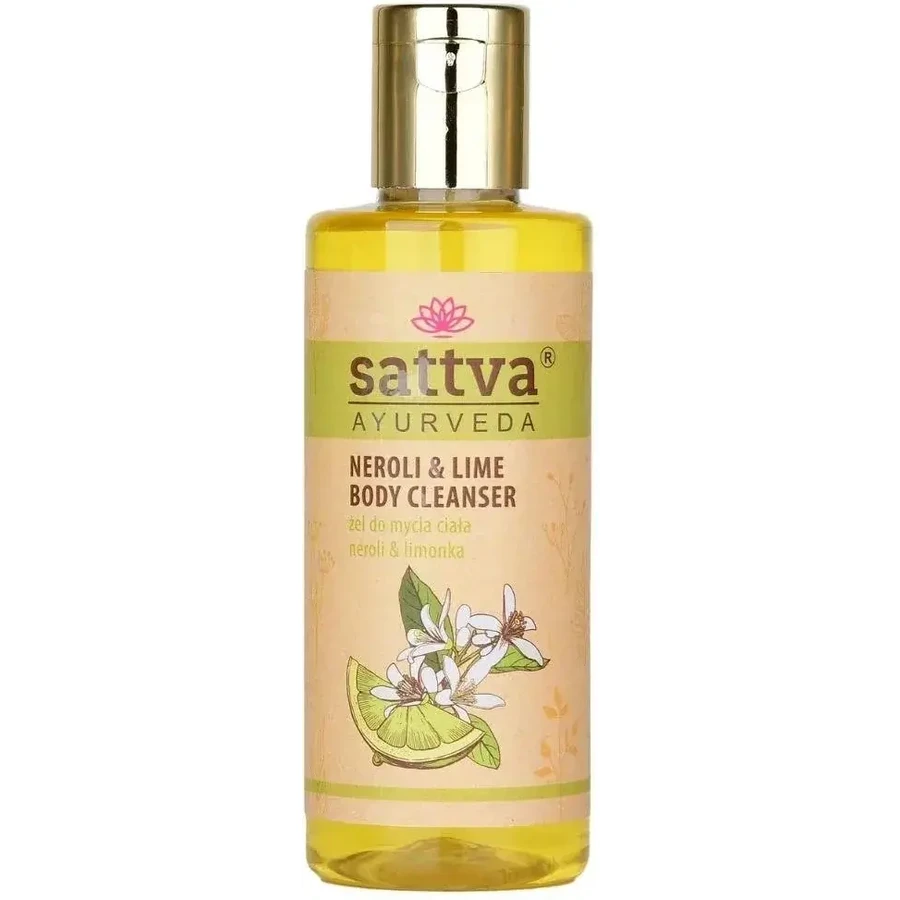 Sattva Neroli and lime body wash gel 210 ml