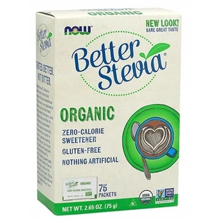 Now Better Stevia Pakketjes Biologisch 75 zakjes.