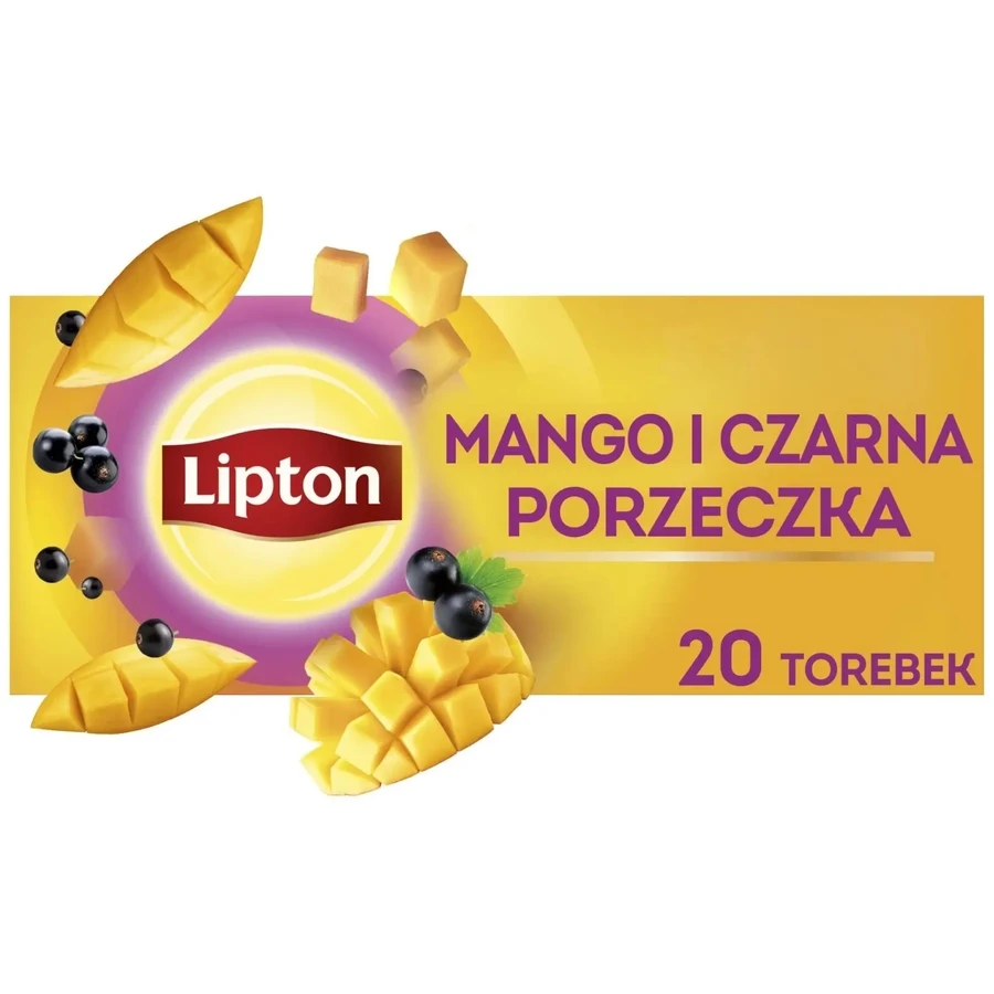 Lipton Mango Blackcurrant fruit tea 20 sachets