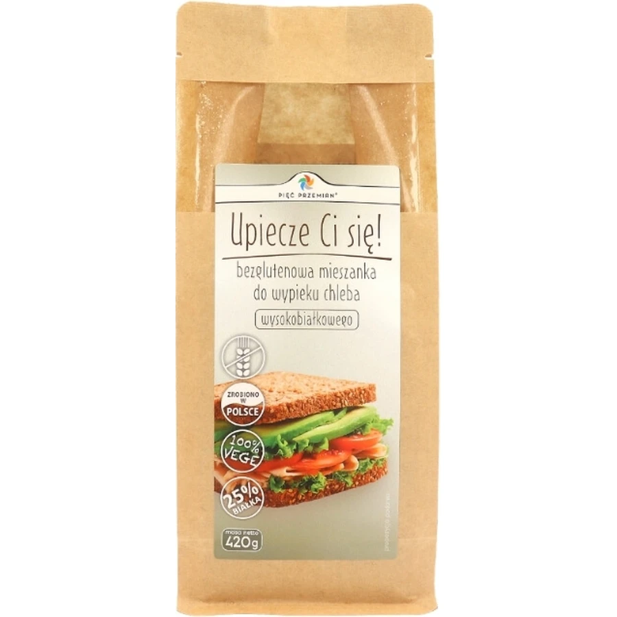 Five Transformations Blend of gluten-free protein bread ...