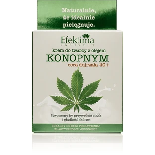 EFEKTIMA Crema facial con aceite de cáñamo piel mixta y ...