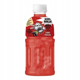 Bunny Ninja Getränk Jelly Blox schwarze Johannisbeere 320 ml