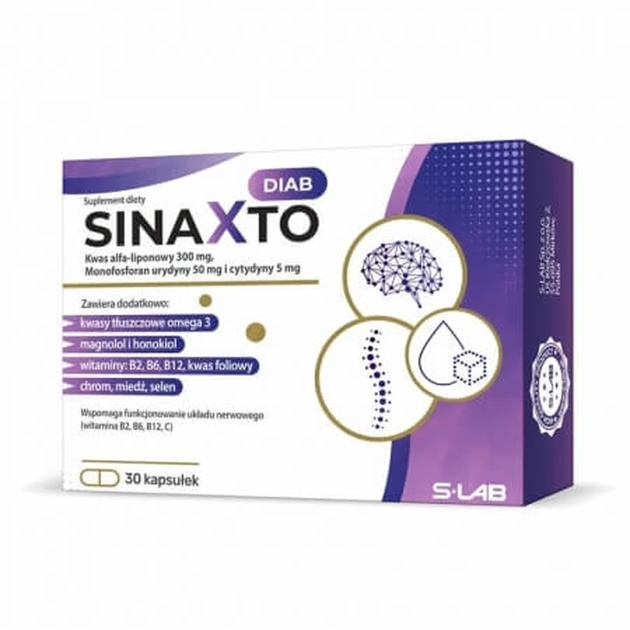 Sinaxto Diab 30 capsules