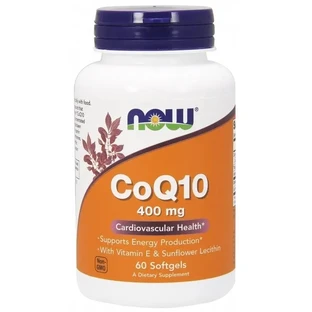 Now Foods Co-enzym Q10 400 mg 60 capsules