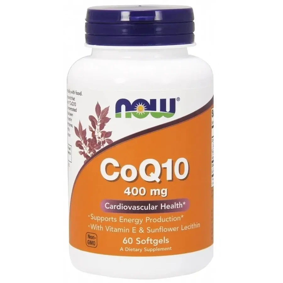 Now Foods Co-enzym Q10 400 mg 60 capsules