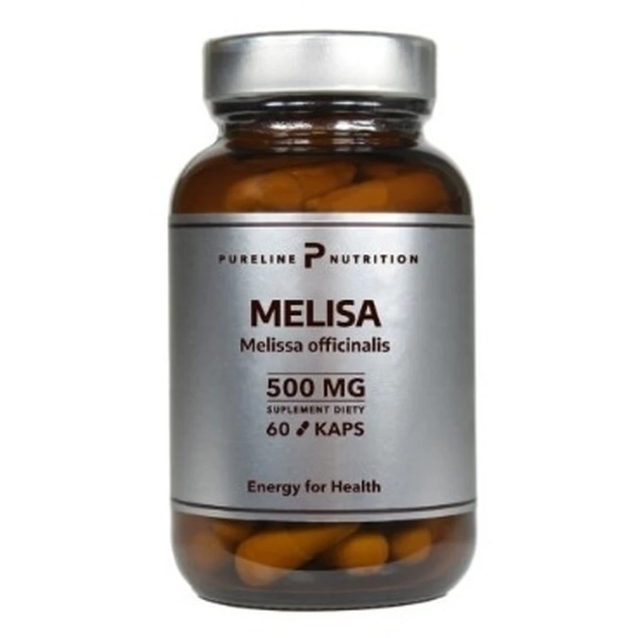Pure voeding Melisse 500 mg 60 capsules