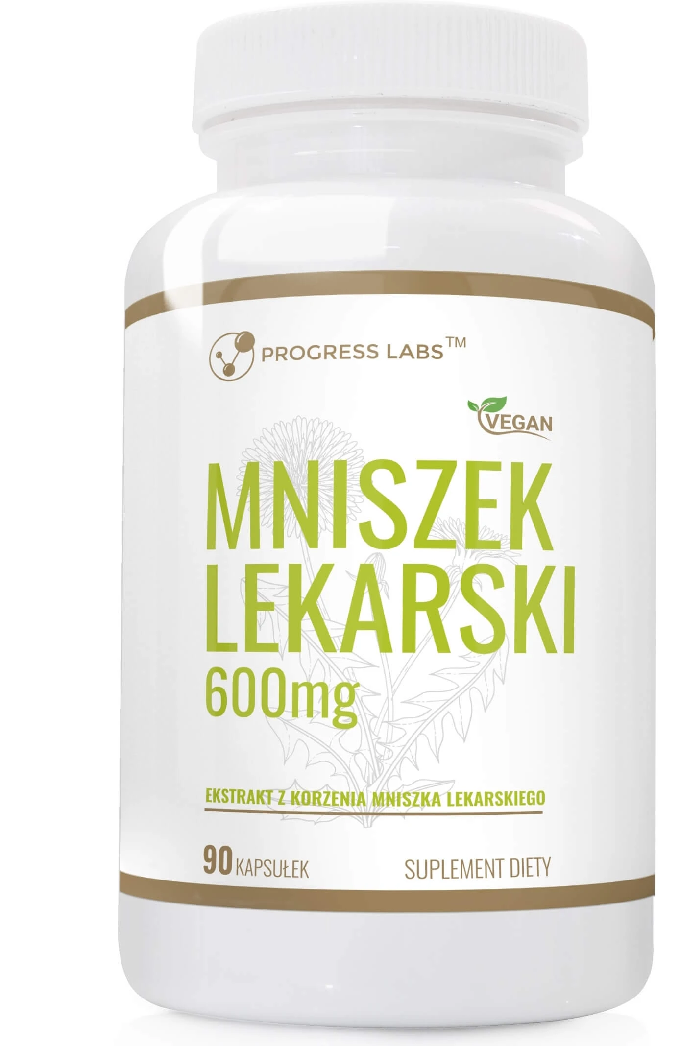 Progress Labs Dandelion Extract 600 mg 90 capsules