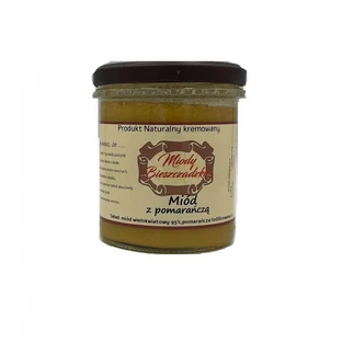 Miody Bieszczadzkie Miel con naranja 400 g