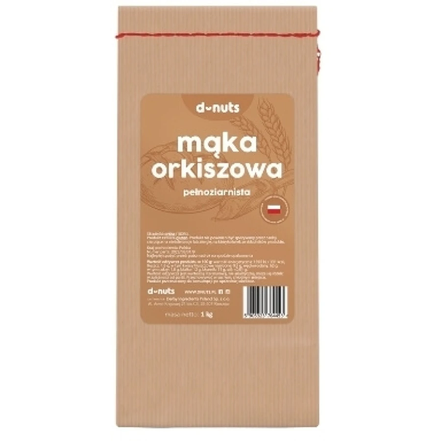 D-noten Volkoren Speltmeel 1 kg