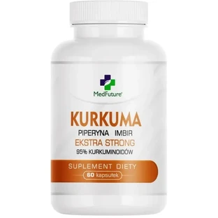 MedFuture Kurkuma Extra Stark + Piperin + Ingwer 60 Kapseln.