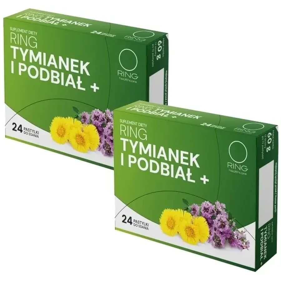 Ring Thyme And Coltsfoot + 24 lozenges Multi-pack x 2