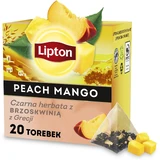 Té negro exprés Lipton con melocotón de Grecia 20 ...