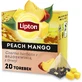 Lipton Schwarzer Express Tee mit Pfirsich aus Griechenland 20 ...
