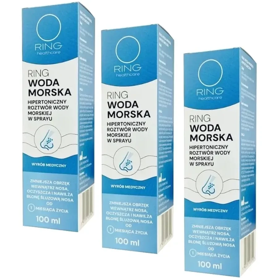 Ring Hypertonic Seawater 100 ml Multi-pack x 3