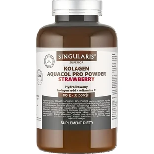 SINGULARIS Fish collagen 100% + vitamin C strawberry 185g