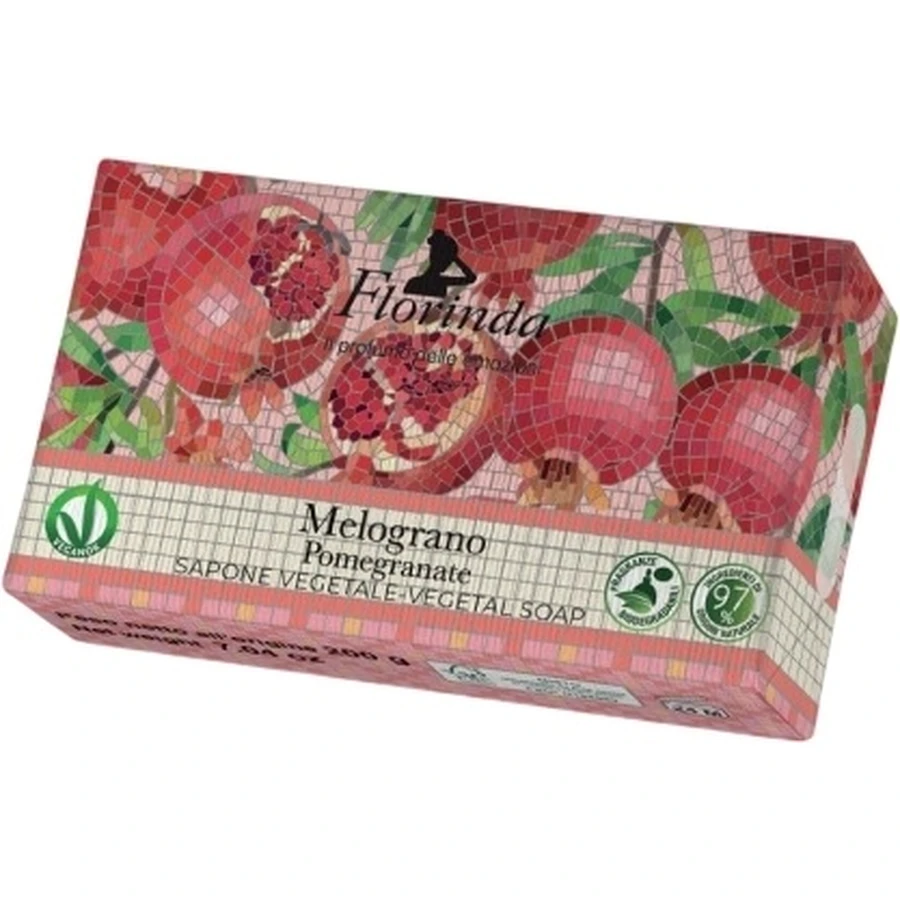 FLORINDA Jabón natural de granada 200 g