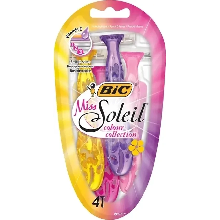 Bic Damenrasierer Soleil Color Bl.4