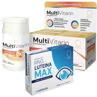 Ring Lutein Max 30 capsules + Ring MultiVitarin for people ...