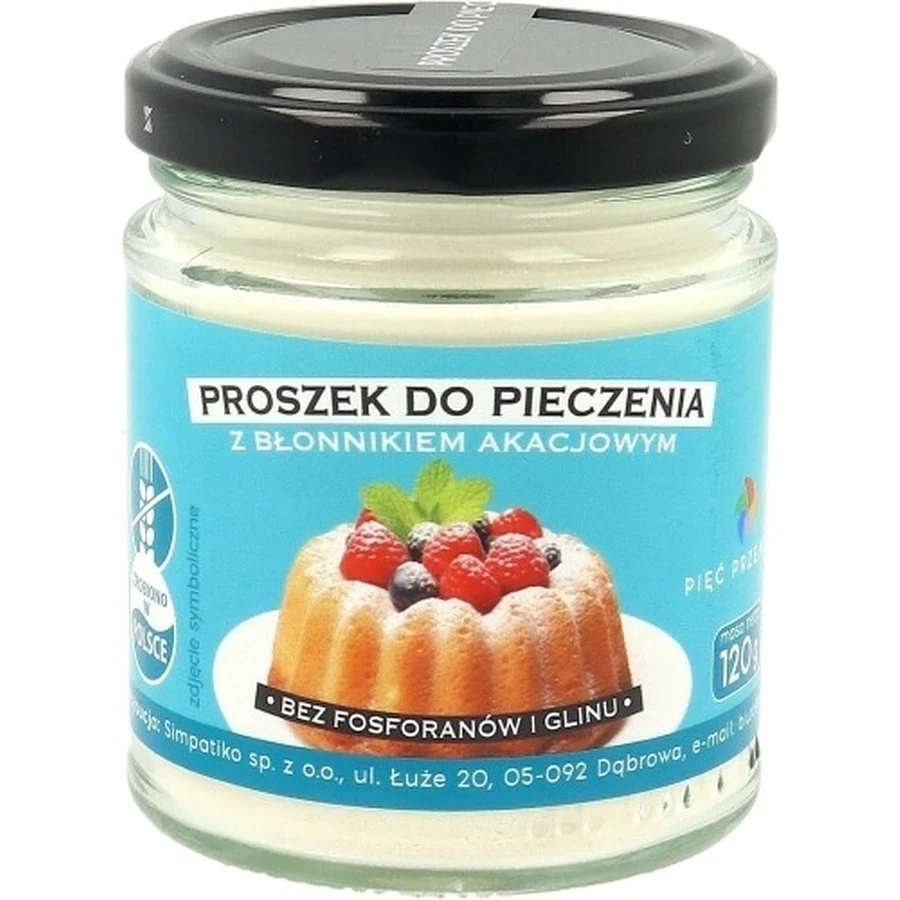 Cinco Ptrzemian Polvo para hornear con fibra de acacia ...