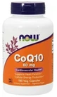 NOW FOODS Coenzima Q10 60 mg 180 cápsulas.