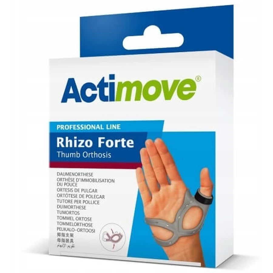 ACTIMOVE PROFESSIONAL LINE RHIZO FORTE Thumb Orthosis Gray ...