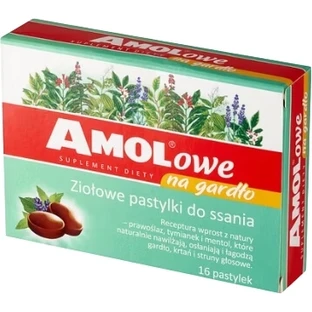 Amolowe Na Throat Pastilles à base de plantes 16 pastilles
